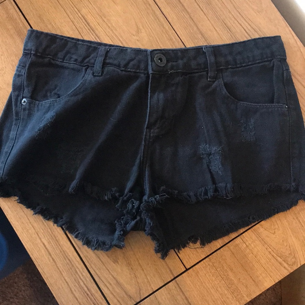 Blue Steel cut off shorts